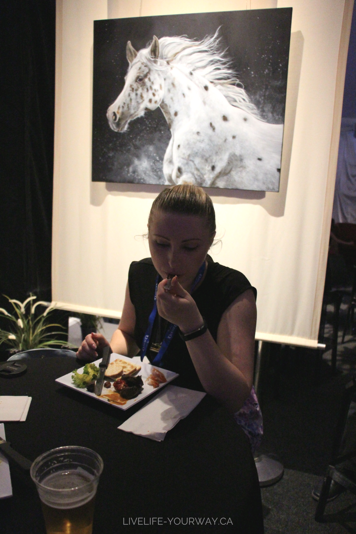 Dining in the VIP Tent at Cavalia's Odysseo 
